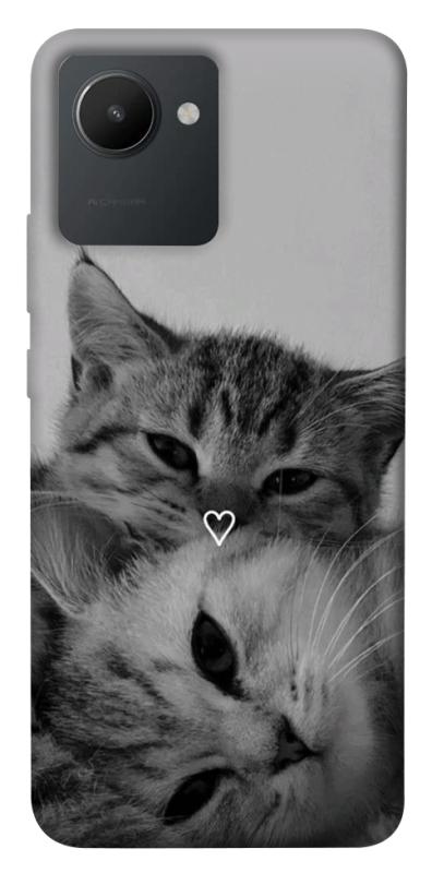 Чехол itsPrint Grey cats для Realme C30, животные, купить оптом с доставкой