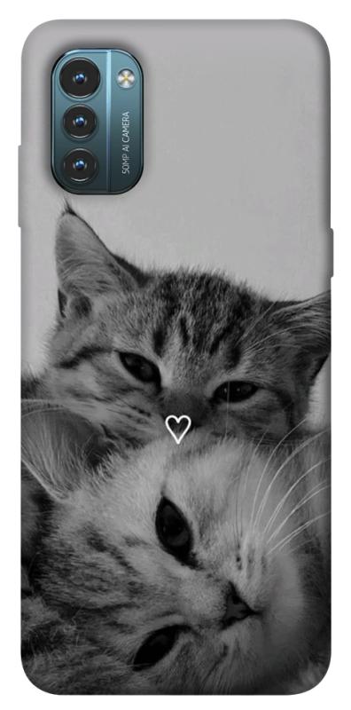 Чохол itsPrint Grey cats для Nokia G21, котики, купити оптом з доставкою