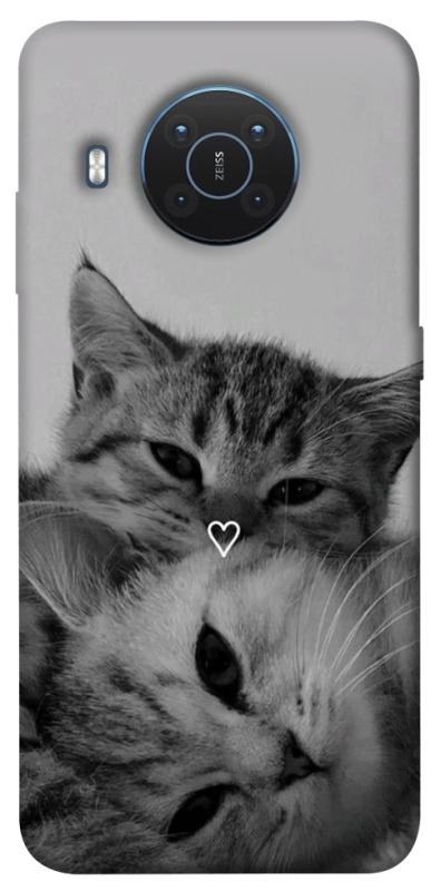 Чохол itsPrint Grey cats для Nokia X10 / X20, котики, купити оптом з доставкою