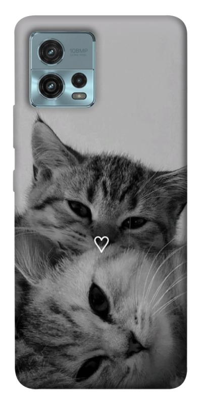 Чохол itsPrint Grey cats для Motorola Moto G72, котики, купити оптом з доставкою