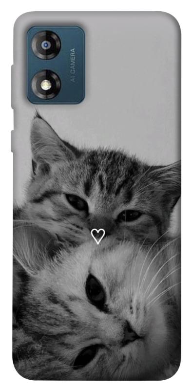 Чехол itsPrint Grey cats для Motorola Moto E13, животные, купить оптом с доставкой