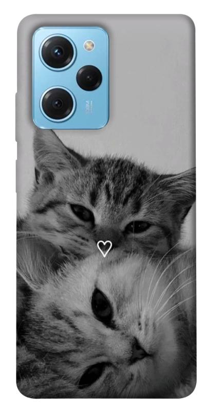 Чехол itsPrint Grey cats для Xiaomi Poco X5 Pro 5G, животные, купить оптом с доставкой