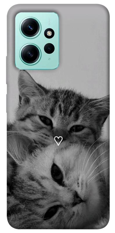 Чехол itsPrint Grey cats для Xiaomi Redmi Note 12 4G, животные, купить оптом с доставкой