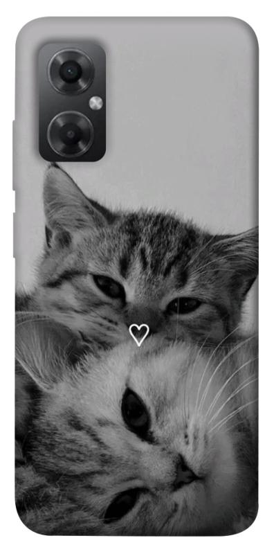 Чехол itsPrint Grey cats для Xiaomi Redmi Note 11R, котики, купить оптом с доставкой