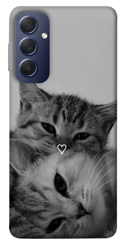 Чехол itsPrint Grey cats для Samsung Galaxy M54 5G, котики, купить оптом с доставкой