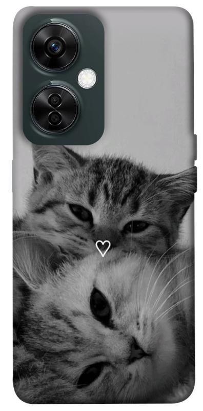 Чехол itsPrint Grey cats для OnePlus Nord CE 3 Lite, животные, купить оптом с доставкой