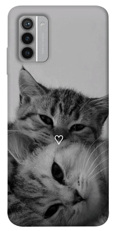 Чехол itsPrint Grey cats для Nokia G42, котики, купить оптом с доставкой