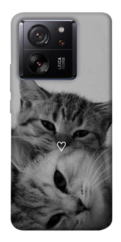 Чехол itsPrint Grey cats для Xiaomi 13T, котики, купить оптом с доставкой