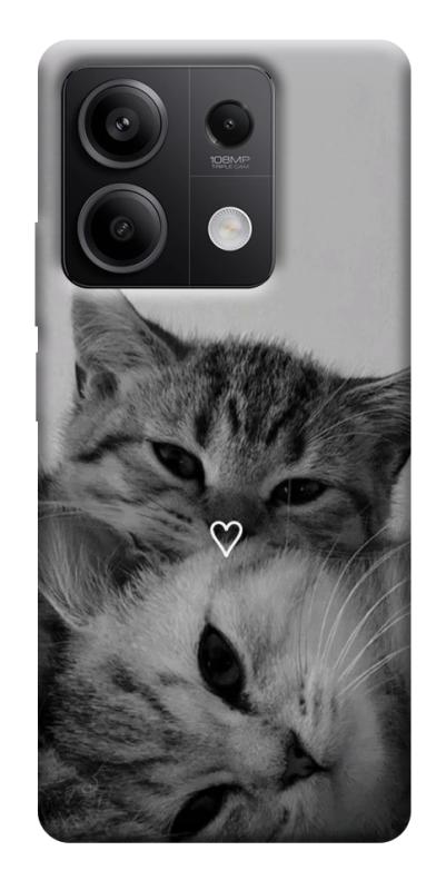 Чехол itsPrint Grey cats для Xiaomi Redmi Note 13 5G, животные, купить оптом с доставкой