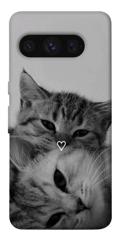 Чохол itsPrint Grey cats для Google Pixel 8 Pro, котики, купити оптом з доставкою