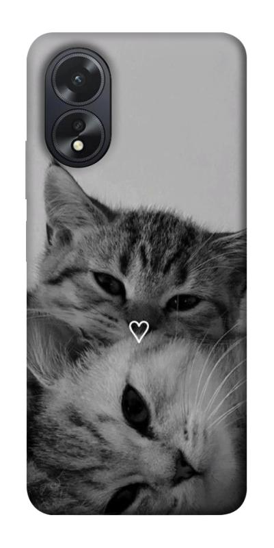 Чехол itsPrint Grey cats для Oppo A38, котики, купить оптом с доставкой