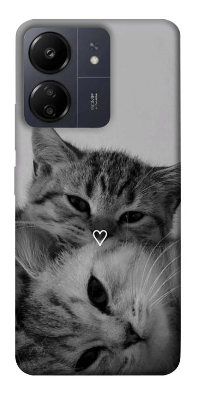 Чехол itsPrint Grey cats для Xiaomi Redmi 13C, животные, купить оптом с доставкой
