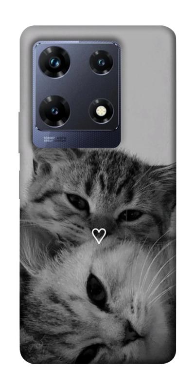 Чехол itsPrint Grey cats для Infinix Note 30 Pro, животные, купить оптом с доставкой