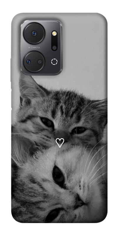 Чехол itsPrint Grey cats для Huawei Honor X7a, животные, купить оптом с доставкой