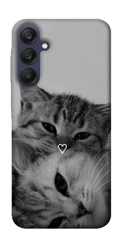 Чехол itsPrint Grey cats для Samsung Galaxy A25 5G, животные, купить оптом с доставкой