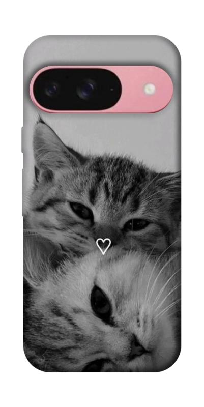 Чехол itsPrint Grey cats для Google Pixel 9, животные, купить оптом с доставкой