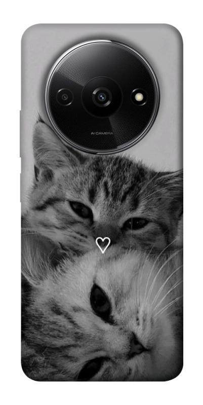 Чехол itsPrint Grey cats для Xiaomi Redmi A3, животные, купить оптом с доставкой