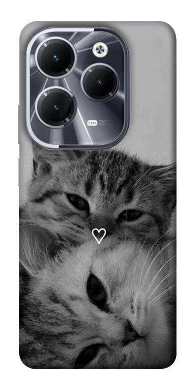 Чехол itsPrint Grey cats для Infinix Hot 40, котики, купить оптом с доставкой