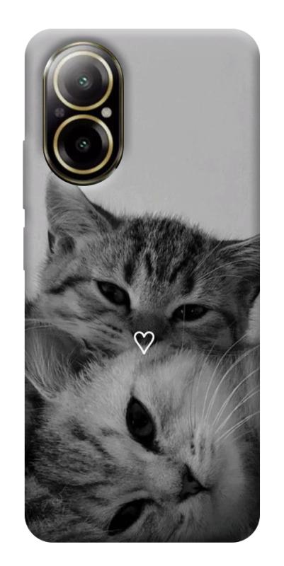 Чехол itsPrint Grey cats для Realme C67 4G, котики, купить оптом с доставкой