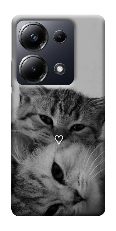 Чехол itsPrint Grey cats для Xiaomi Redmi 13 4G / Poco M6 4G, животные, купить оптом с доставкой