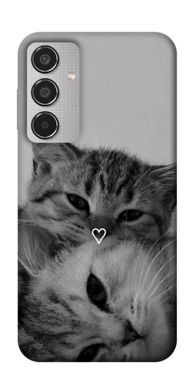 Чехол itsPrint Grey cats для Samsung Galaxy M35 5G, животные, купить оптом с доставкой