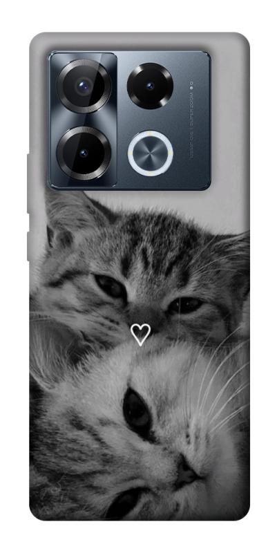 Чехол itsPrint Grey cats для Infinix Note 40 Pro 4G, животные, купить оптом с доставкой