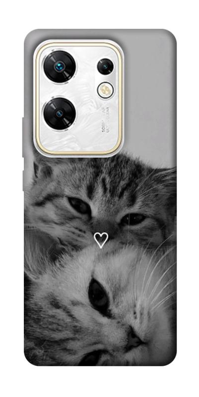 Чехол itsPrint Grey cats для Infinix Zero 30 4G, котики, купить оптом с доставкой