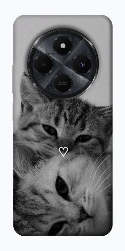 Чехол itsPrint Grey cats для Xiaomi Redmi 14C / Poco C75, животные, купить оптом с доставкой