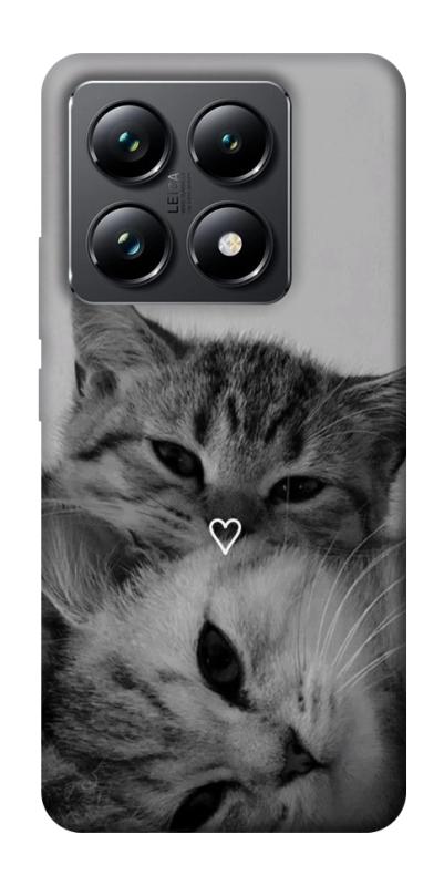 Чехол itsPrint Grey cats для Xiaomi 14T Pro, животные, купить оптом с доставкой