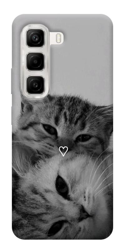 Чехол itsPrint Grey cats для Infinix Hot 50 4G, животные, купить оптом с доставкой