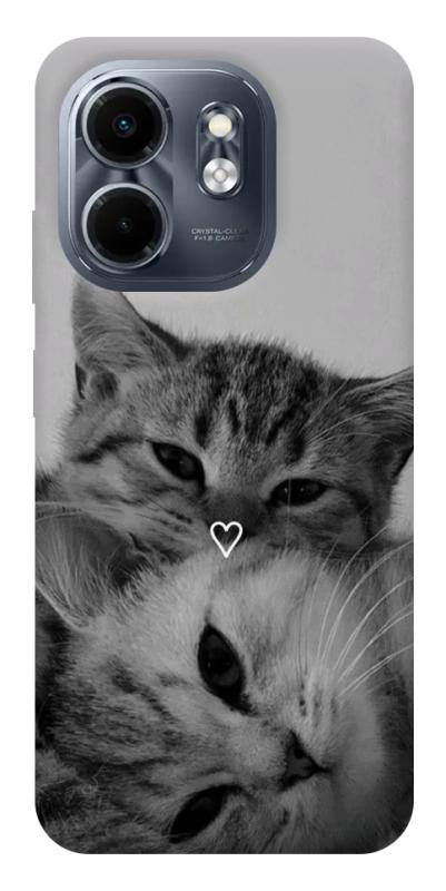 Чехол itsPrint Grey cats для Infinix Smart 9 4G / Hot 50i, котики, купить оптом с доставкой