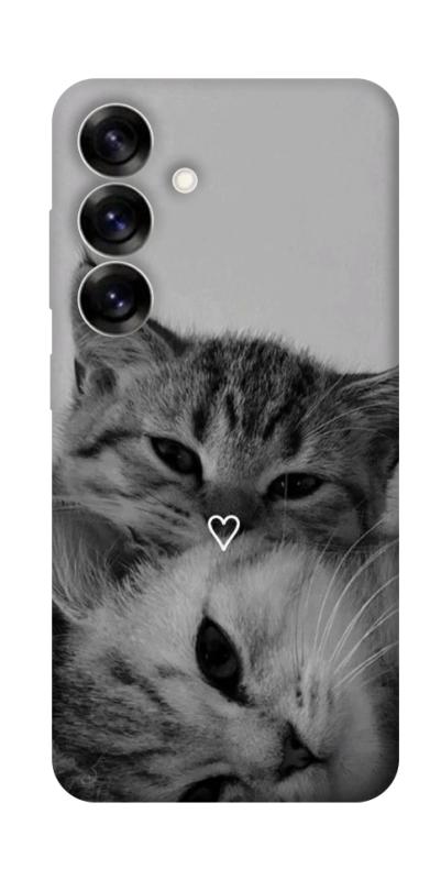 Чохол itsPrint Grey cats для Samsung Galaxy S25+, котики, купити оптом з доставкою