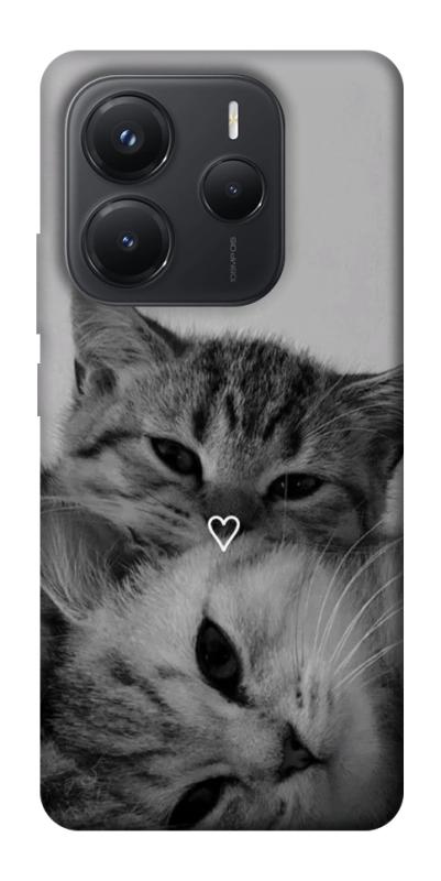 Чехол itsPrint Grey cats для Xiaomi Redmi Note 14 5G, котики, купить оптом с доставкой