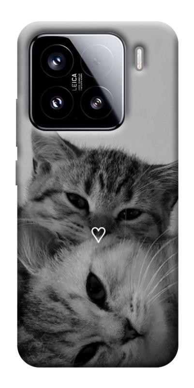 Чехол itsPrint Grey cats для Xiaomi 15, животные, купить оптом с доставкой