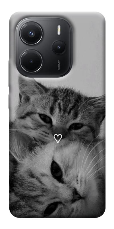 Чехол itsPrint Grey cats для Xiaomi Redmi Note 14 4G (Int. version), животные, купить оптом с доставкой
