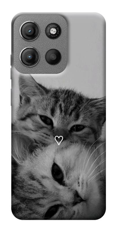 Чехол itsPrint Grey cats для Motorola Moto G15 4G, животные, купить оптом с доставкой