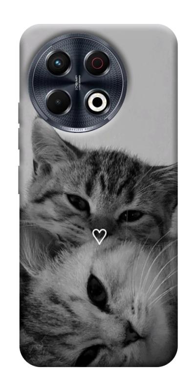 Чехол itsPrint Grey cats для TECNO Spark 30 Pro (KL7), животные, купить оптом с доставкой