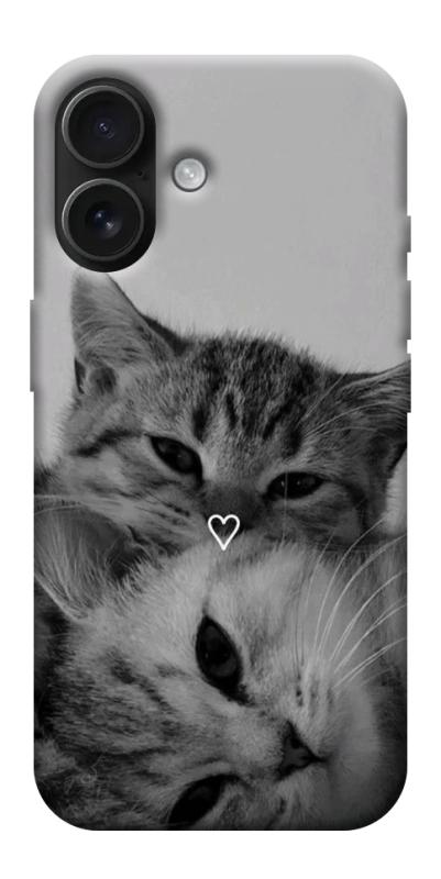 Чехол itsPrint Grey cats для Apple iPhone 17 (6.3"), животные, купить оптом с доставкой