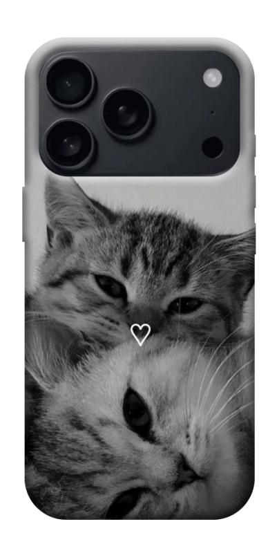 Чехол itsPrint Grey cats для Apple iPhone 17 Pro (6.3"), животные, купить оптом с доставкой