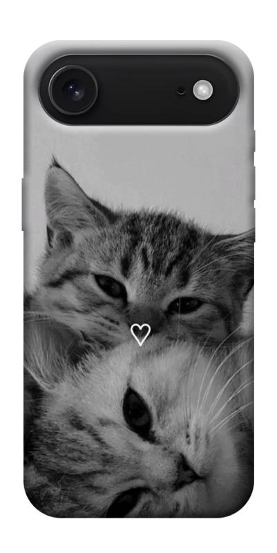 Чехол itsPrint Grey cats для Apple iPhone 17 Air (6.5"), животные, купить оптом с доставкой