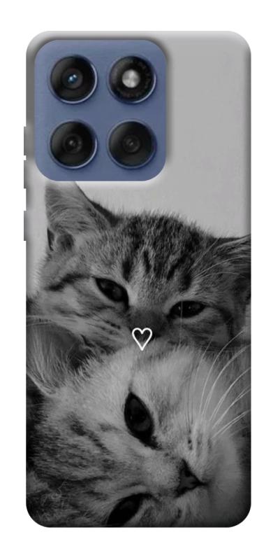 Чехол itsPrint Grey cats для Motorola Edge 60 Fusion, животные, купить оптом с доставкой