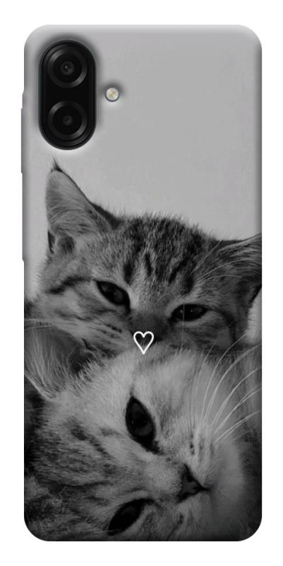 Чехол itsPrint Grey cats для Samsung Galaxy A07, животные, купить оптом с доставкой