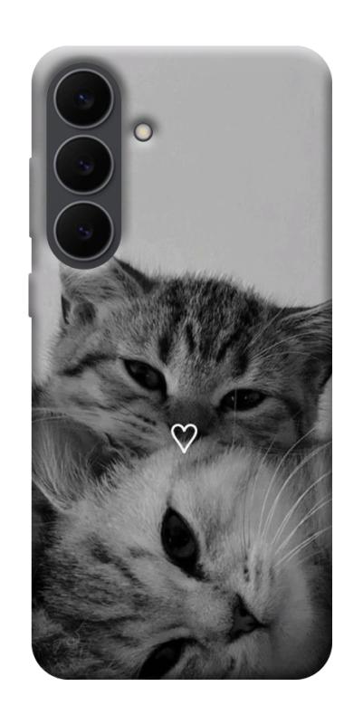 Чехол itsPrint Grey cats для Samsung Galaxy S25 FE, котики, купить оптом с доставкой