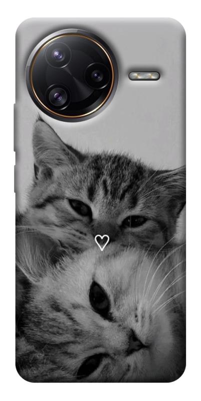 Чехол itsPrint Grey cats для Xiaomi Poco F7, котики, купить оптом с доставкой