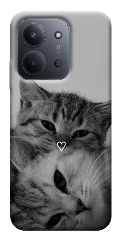 Чехол itsPrint Grey cats для Xiaomi Redmi 15C (EU), котики, купить оптом с доставкой