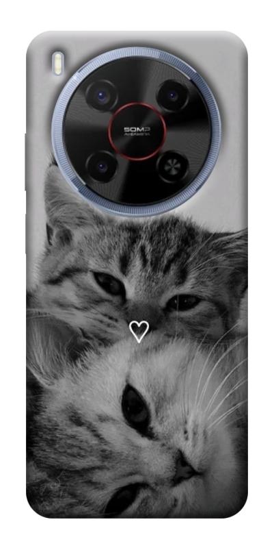 Чохол itsPrint Grey cats для ZTE Nubia V70 Max, котики, купити оптом з доставкою