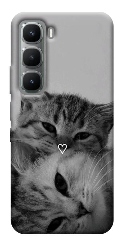 Чохол itsPrint Grey cats для Infinix Hot 60 Pro+, котики, купити оптом з доставкою