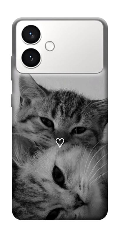 Чехол itsPrint Grey cats для Samsung Galaxy S26+, животные, купить оптом с доставкой