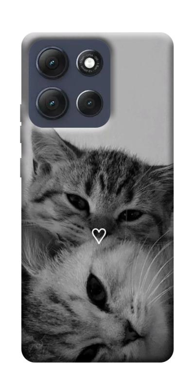 Чехол itsPrint Grey cats для Motorola Moto G86 Power, животные, купить оптом с доставкой