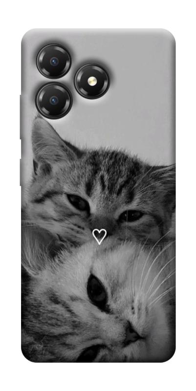 Чохол itsPrint Grey cats для ZTE Blade A36, тварини, купити оптом з доставкою